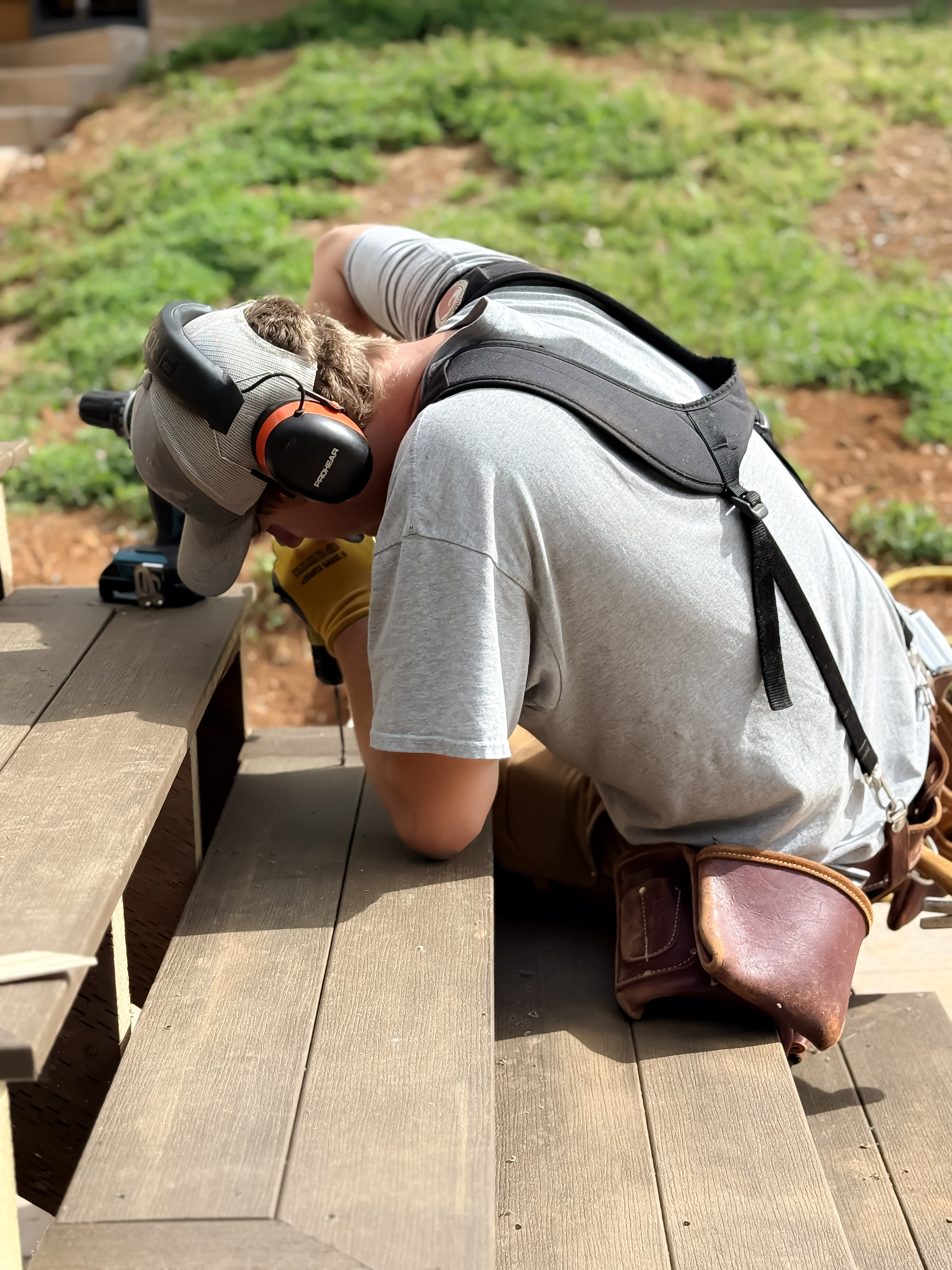 Installing composite decking