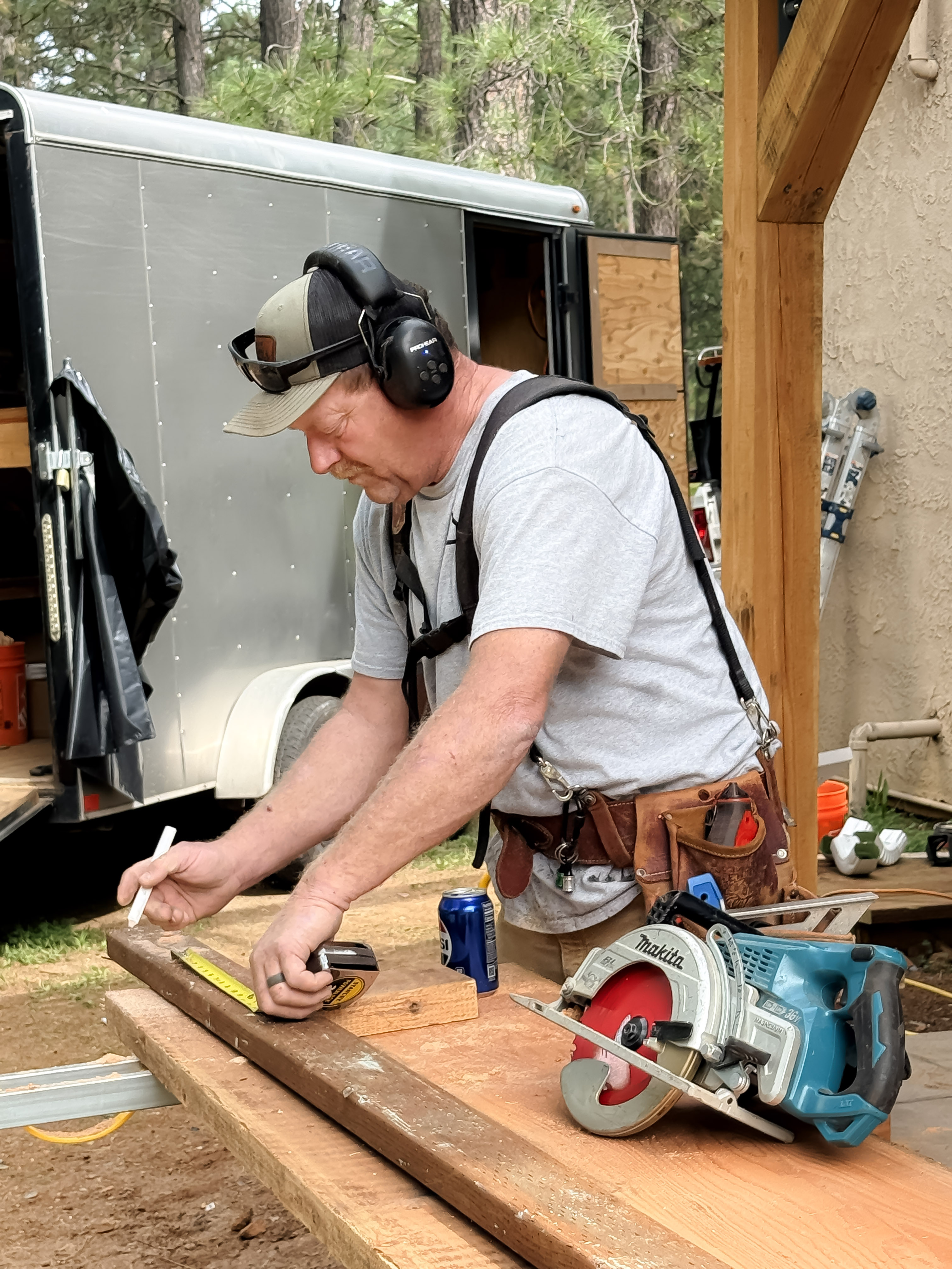 Custom shed construction